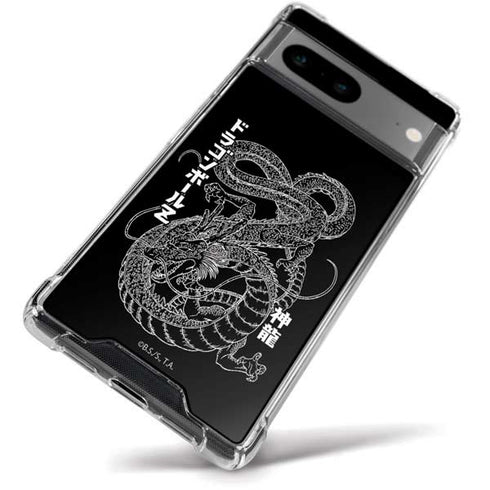 Dragon Ball Z Negative Shenron Google Pixel 8a Clear Case